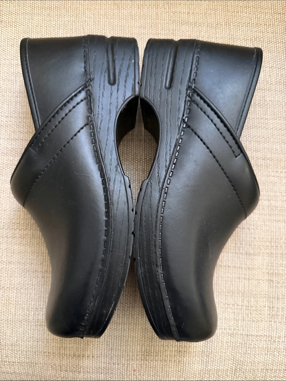 Dansko Black Professional Clogs Slip On Nursing Work Shoes Size 42 EU 11.5-12